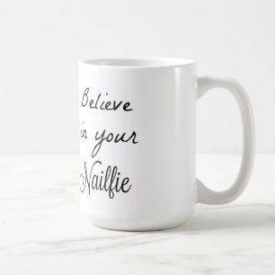Caneca De Café Acredite em seus nailfies