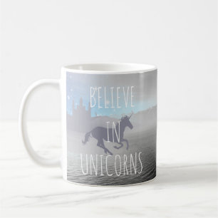 Caneca De Café Acredite em Unicórnios Arte Caprichosa