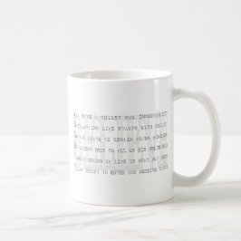 Caneca De Café Acredite em Yeshua. cristão