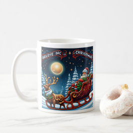 Caneca De Café Acredite na Magia do Natal