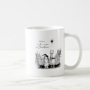 Caneca De Café Acredite Na Magia Do Natal Rena Do Papai Noel X