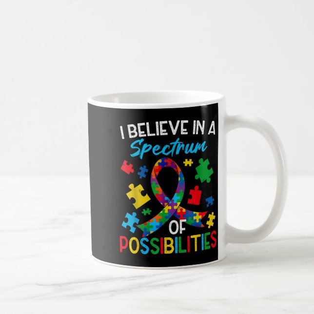Caneca De Café Acredite nas possibilidades do espectro da consciê (Direita)