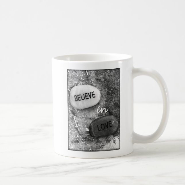 Caneca De Café Acredite no amor (Direita)