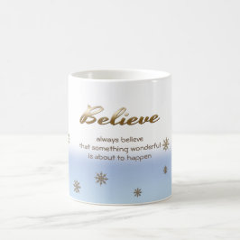 Caneca De Café Acredite. Presente de Natal