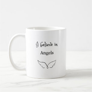 Caneca De Café Acredito em Angels Mug