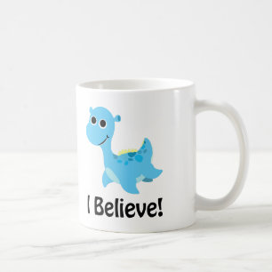 Caneca De Café Acredito! Nessie Azul