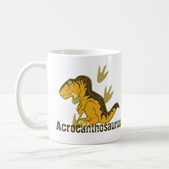 Caneca De Café Acrocanthossauro Cinto (Esquerda)