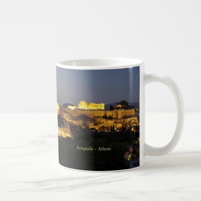 Caneca De Café Acrópole - Atenas (Direita)
