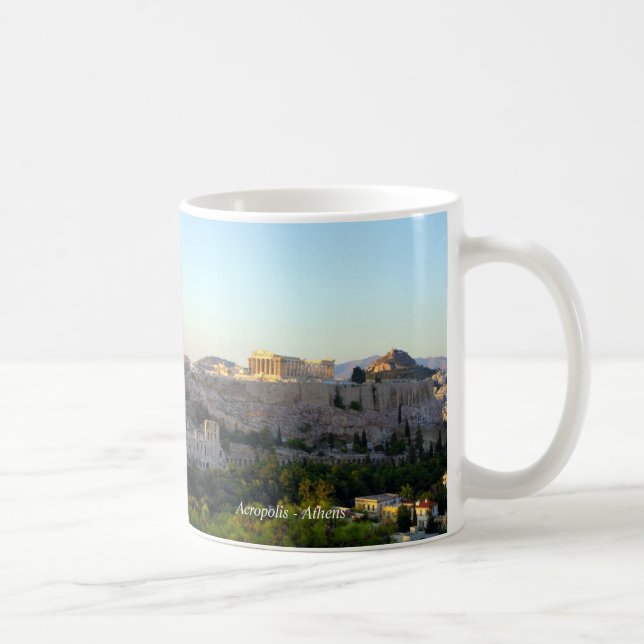 Caneca De Café Acrópole - Atenas (Direita)