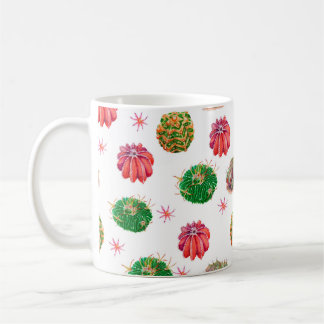 Caneca De Café ?actus sem costura, padrão floral, wallpap