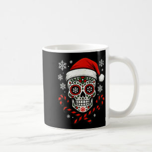 Caneca De Café Açúcar de Natal Caveira Calavera Chapéu do Papai N