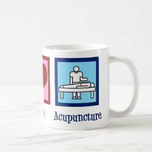Caneca De Café Acupunctura bonito do amor da paz do Acupuncturist