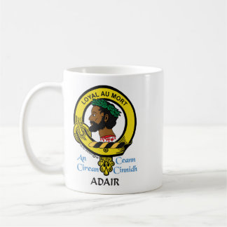 Caneca De Café ADAIR Scottish Clan Crest Coffee Mug