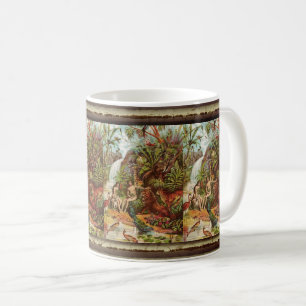 Caneca De Café Adão e Eva no Jardim