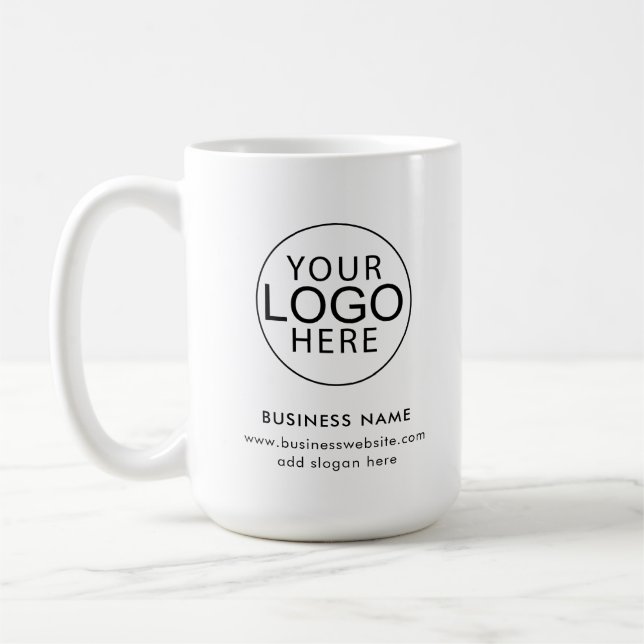 Caneca De Café Add Business Logo Corporate Promotional Swag (Esquerda)
