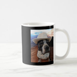Caneca De Café Adesivo de Cachorro Cowboy