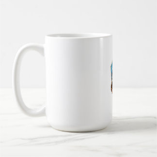 Caneca De Café Adesivo de Cartões Postais de Viagem Antigos – Mun