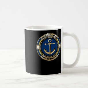 Caneca De Café Adesivo de emblema de âncora de Providence Rhode I