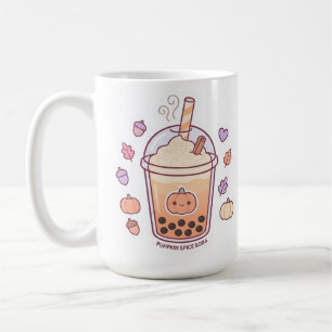 Caneca De Café Adesivo de Fantasma Kawaii Pastel Cerveja Outono F