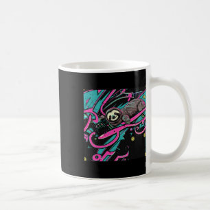 Caneca De Café Adesivo de Jogos do Preguiça Retro