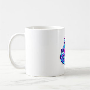 Caneca De Café Adesivo de Surf Cute 3D Sherro Aniimo