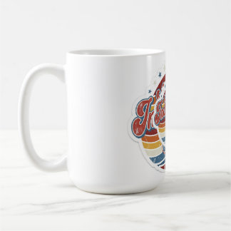 Caneca De Café Adesivo do Dia da Independência Vintage Retro - 4