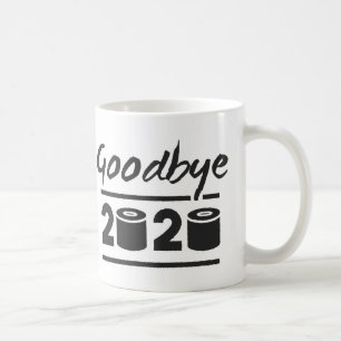 Caneca De Café Adeus papel higiênico 2020 - acabou finalmente