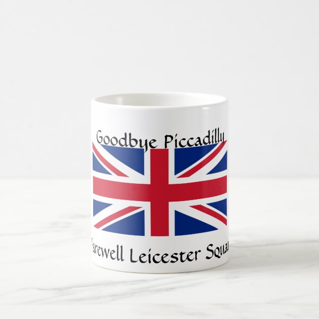 Caneca De Café Adeus Piccadilly, Praça Leicester de despedida! (Centro)