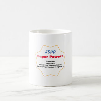 Caneca De Café AdHD Super Powers Mug