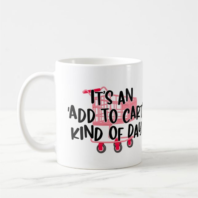 Caneca De Café Adicionar ao Cart Mug (Esquerda)