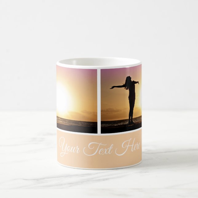 Caneca De Café Adicionar Texto e Foto (Centro)