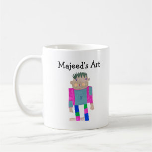 Caneca De Café Adicione a Arte do seu Filho a isso