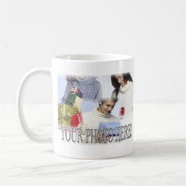 Caneca De Café Adicione facilmente sua própria foto e texto