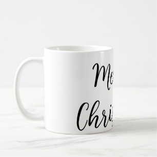 Caneca De Café Adicione o nome do Feliz Natal texto oferta de fam