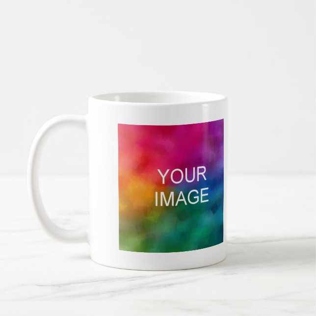 Caneca De Café Adicione Seu Próprio Nome De Texto De Imagens Para (Esquerda)