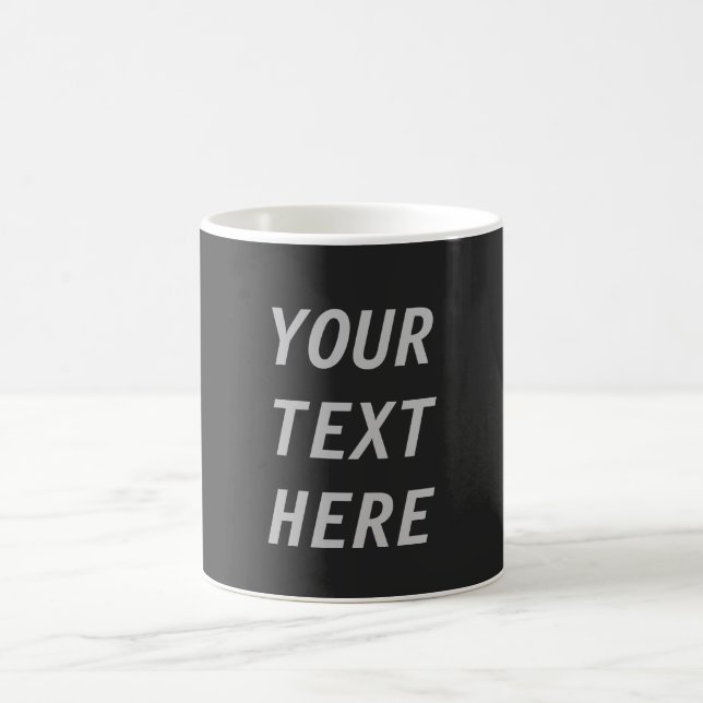 Caneca De Café Adicione Seu Próprio Texto  (Centro)
