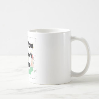 Caneca De Café Adicione seu próprio Trabalho de arte ou Trabalho
