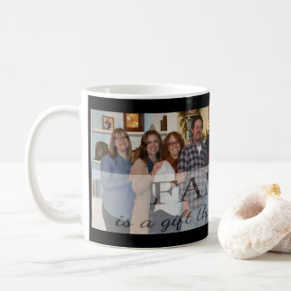 Caneca De Café Adicione sua foto de família para personalizar