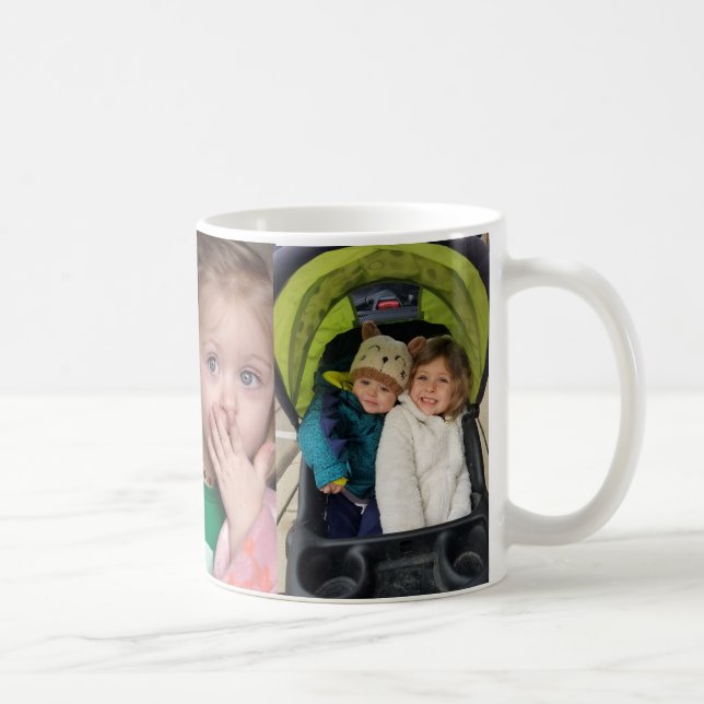 Caneca De Café Adicione sua foto favorita personalizada (Direita)