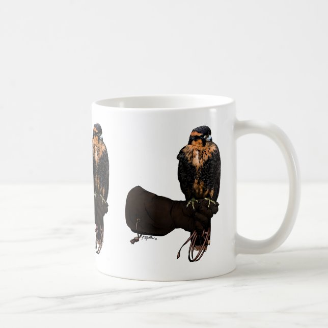 Caneca De Café Adiplomado Falcon sobre Luva (Direita)