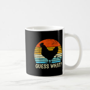 Caneca De Café Adivinhe O Que_ Bunda de Galinha! Piada de Fazenda
