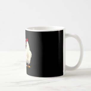 Caneca De Café Adivinhe O Que Bunda De Galinha Piada Humor Retrô
