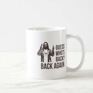 Caneca De Café Adivinhe Quem Está Ck Ck Novamente Feliz Páscoa Je