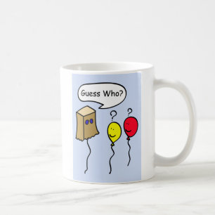 Caneca De Café Adivinhem Quem, Pessoas De Balões, Pal Coffee Mug