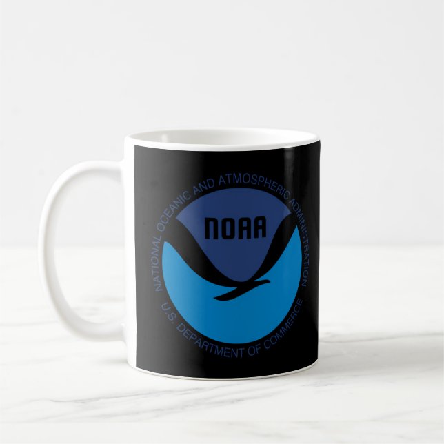 Caneca De Café Administração Oceânica E Atmosférica Nacional N.º (Esquerda)