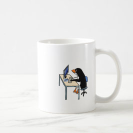 Caneca De Café administrador de sistema do tux do pinguim