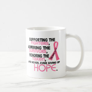 Caneca De Café Admiração de apoio honrando o cancro da mama 3,2