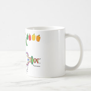 Caneca De Café ADN do vegetariano (humor da atitude do
