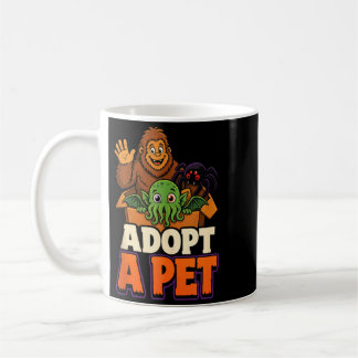 Caneca De Café Adoção de Monstro de Estimação no Halloween Aranha