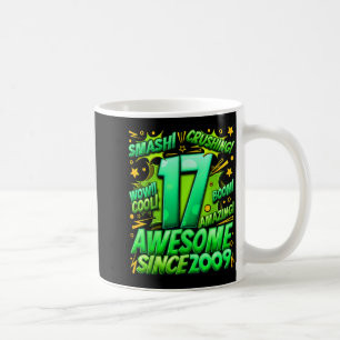Caneca De Café Adolescente de 17 Anos Para Meninos Aniversário de